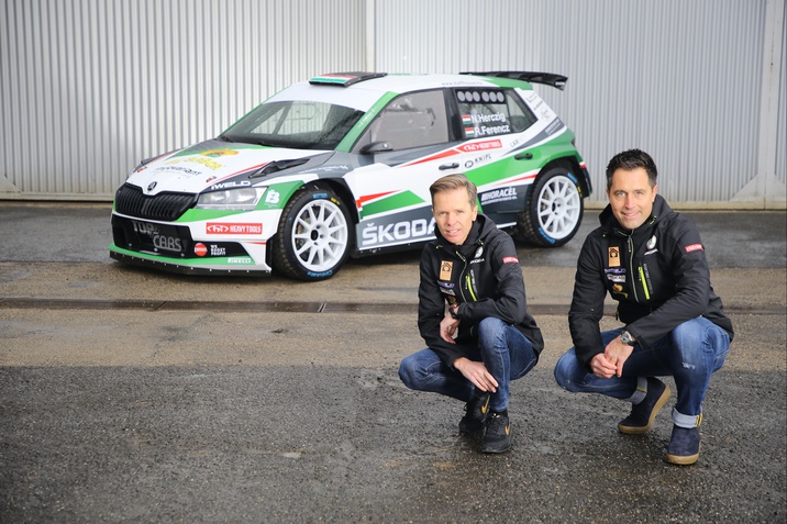 ŠKODA Rally Team Hungaria színeiben versenyez Herczig Norbert